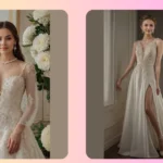 Dazzling by Design: 15 Pearl Wedding Dress Inspirations to Adore
