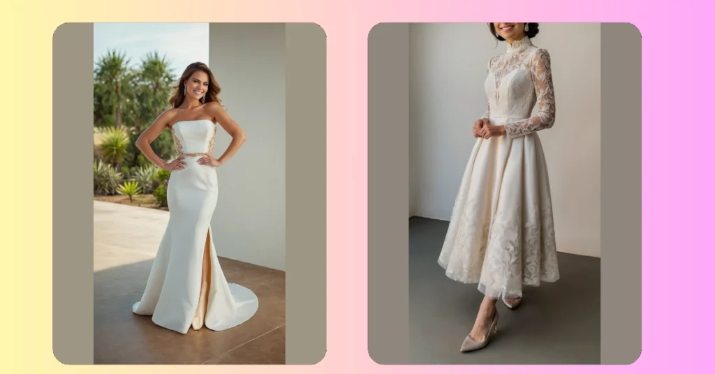 Pretty in Sheath: 17 Unique Silhouette Wedding Dress Ideas That Wow 31 3 143