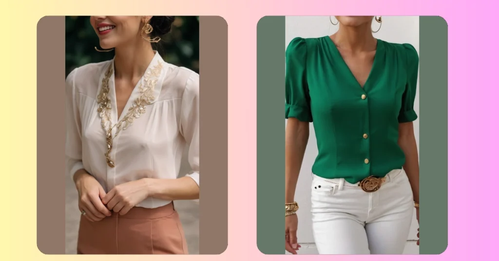 Customize The Blouse To Your Needs From Our Designers