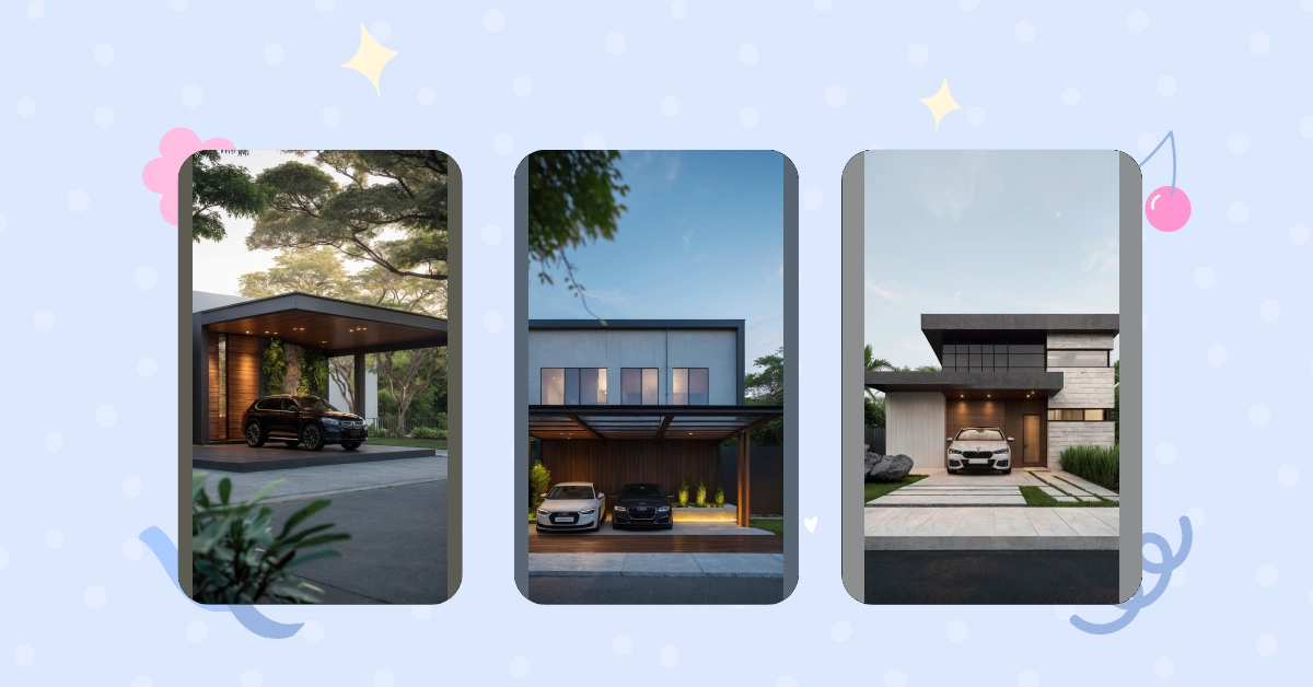 Parking Perfection: 17 Modern Car Porch Design Ideas to Explore