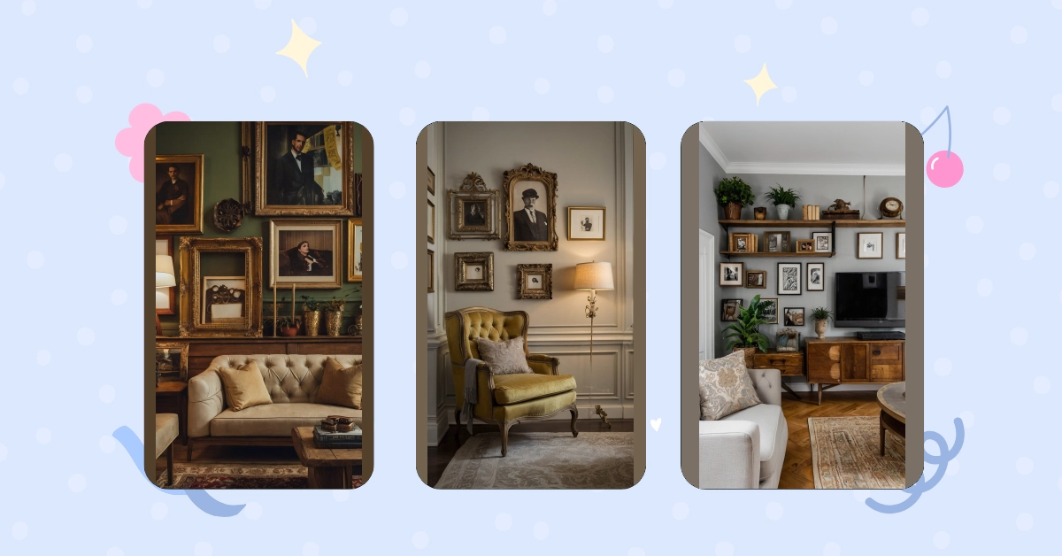 Frame Your Memories: 15 Unique Vintage Gallery Wall Ideas