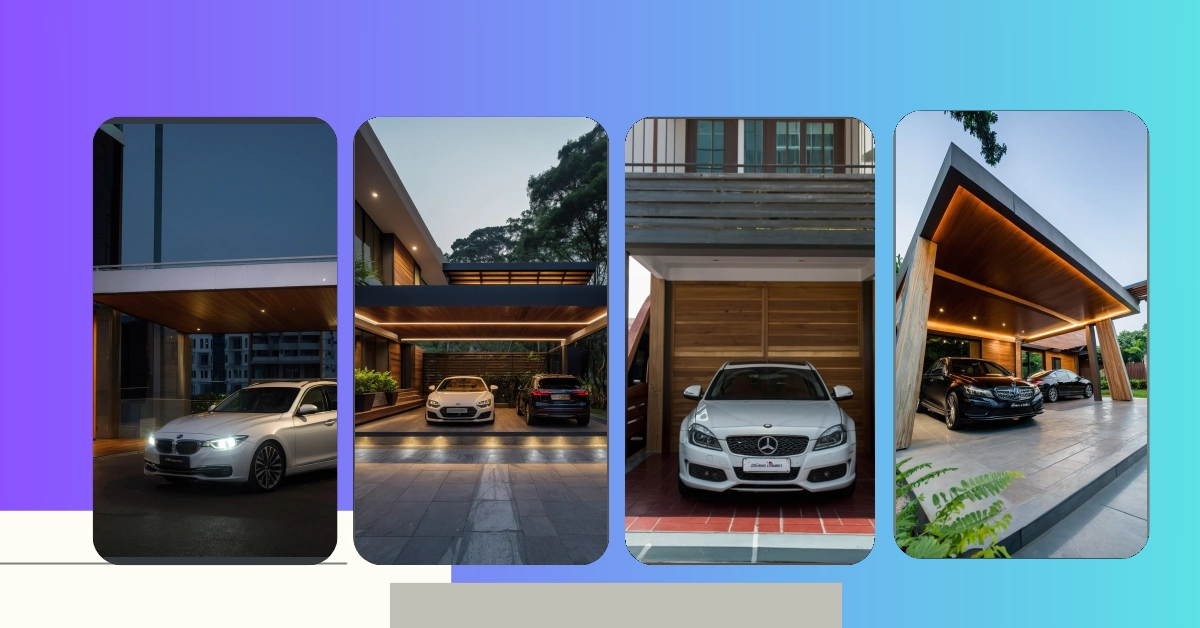 17 Modern Car Porch Design Ideas That Will Spark Joy