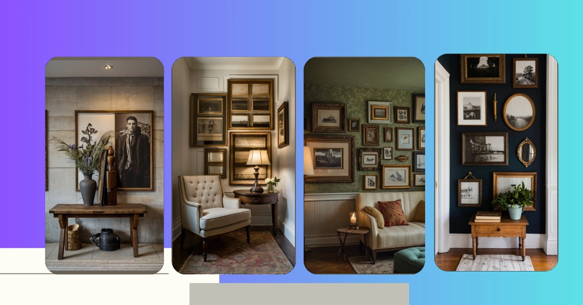 Transform Your Space: 15 Vintage Frame Gallery Wall Ideas