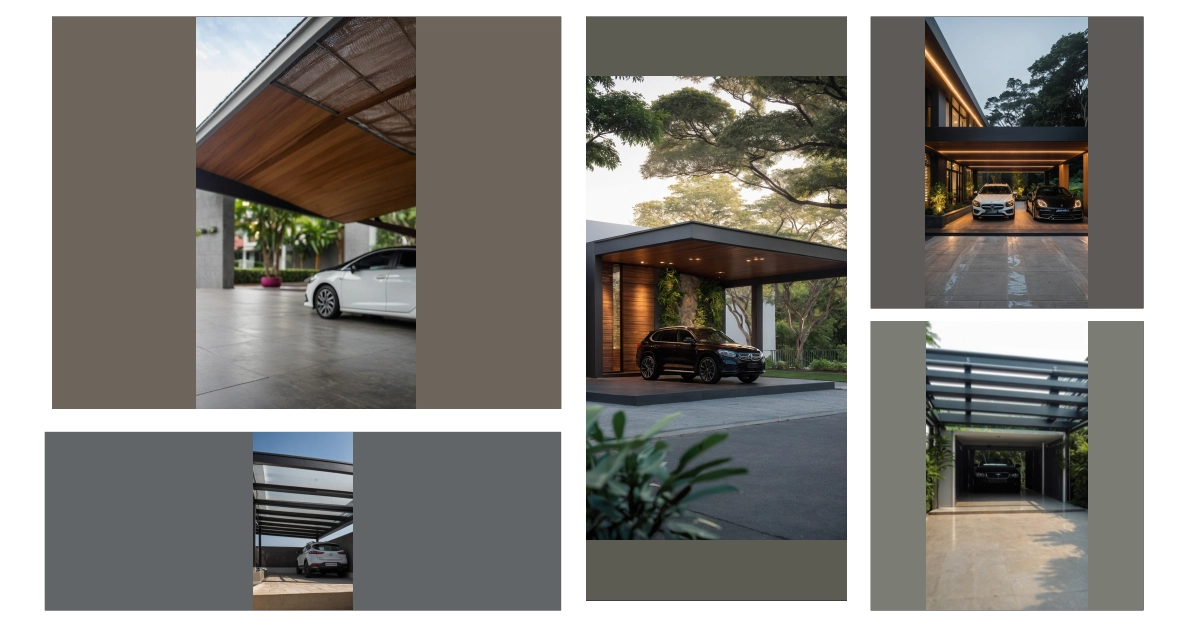 Driveway Dreams: 17 Modern Car Porch Design Inspirations