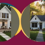 Colorful Accents: 22 White Cottage Exterior Inspirations