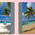 Breezy Beach Vibes: Elevate Your Phone with Coconut Beach Wallpapers