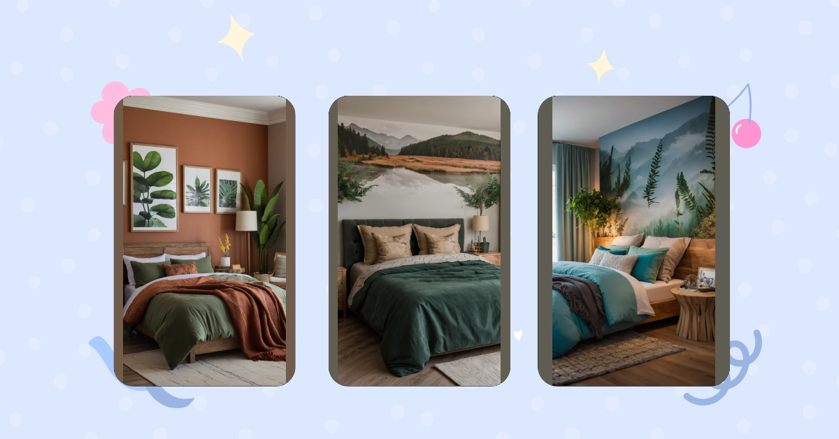 Moody and Cozy: 18 Nature-Inspired Ideas for Your Dream Bedroom