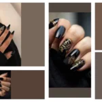 Simple and Chic: Black Nail Art with a Splash of White