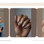 Pink Twists on Black Nail Art Designs