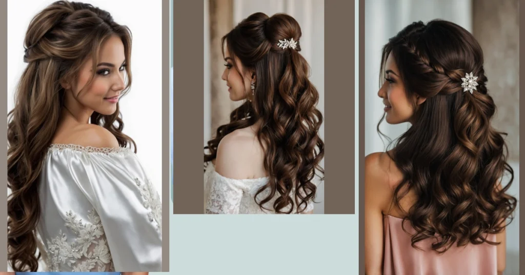 Bridal Bliss: 22 Half Up Half Down Hairstyles for the Big Day 31 12 175