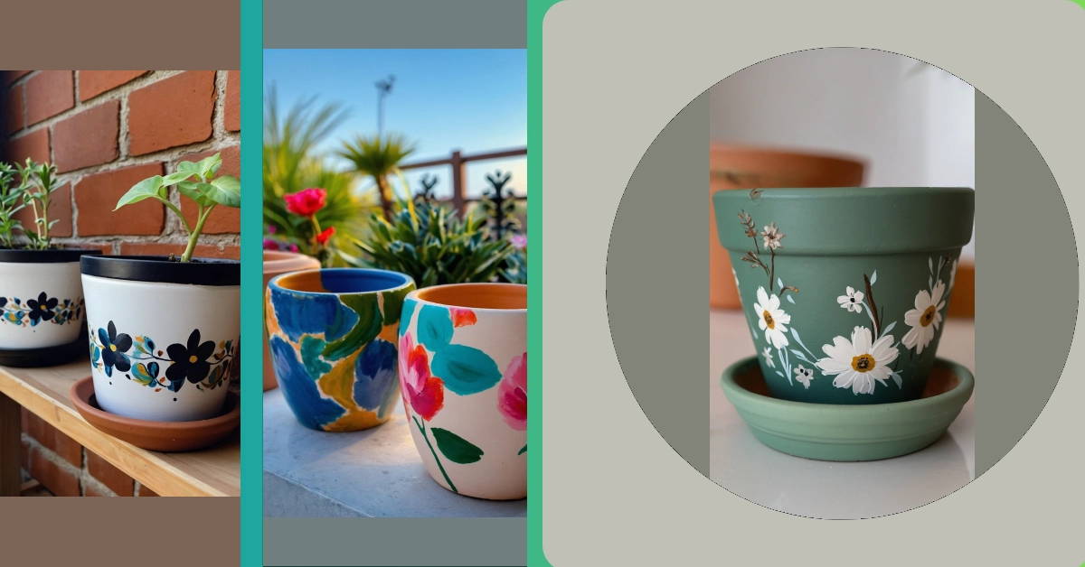 Get Crafty: 16 Painting Flower Pot Ideas for a Colorful Spring!