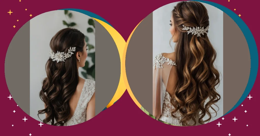 Daring and Divine: 22 Half Up Half Down Bridal Hairstyles 31 2 174
