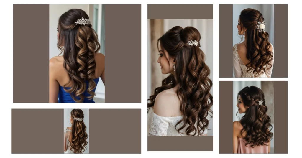22 Half Up Half Down Bridal Hairstyles You’ll Adore 31 7 174