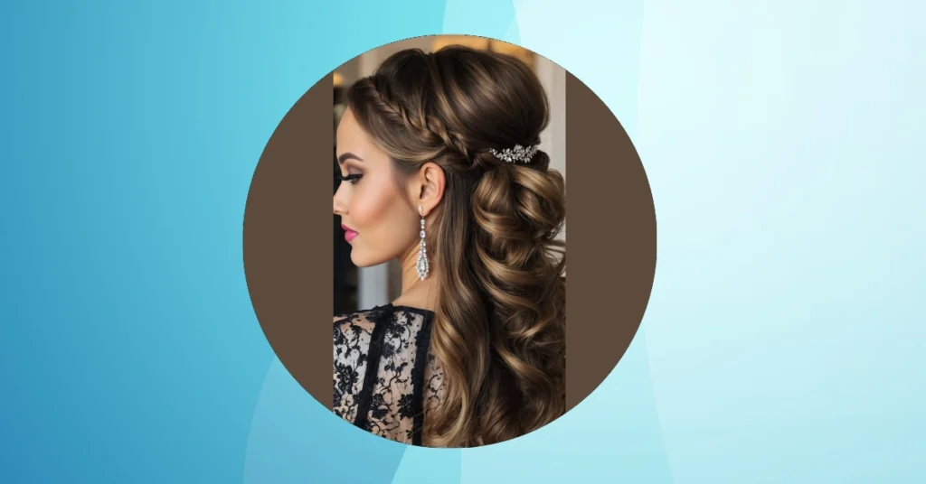 Try These 15 Half Up Half Down Prom Hairstyles for Short Hair 31 10 124