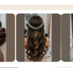 Dancing Down the Aisle with Half-Up Glam!