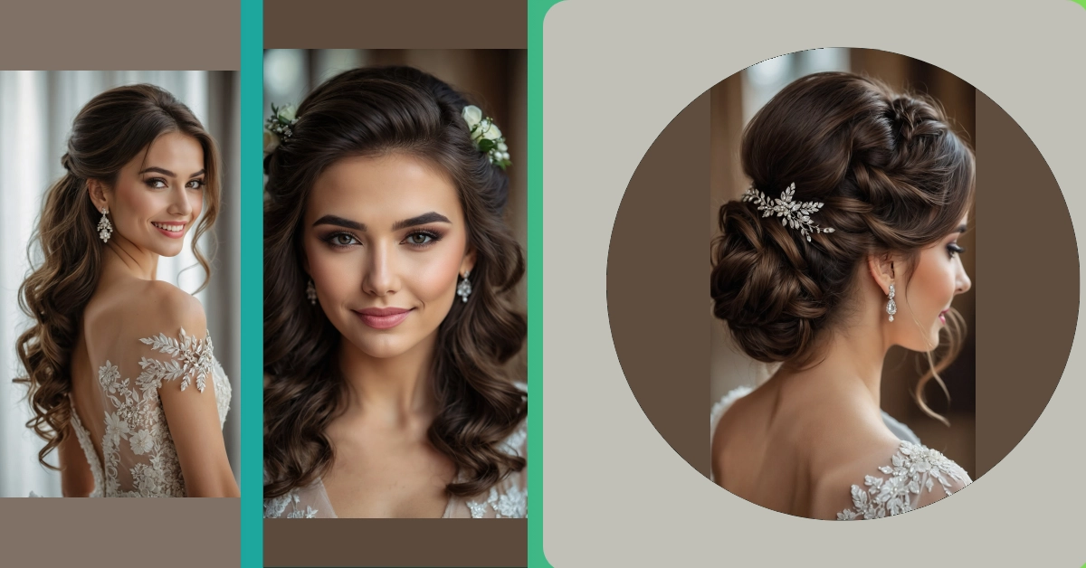 Sweet Half Up Hair Designs for the Romantic Bride**  
**