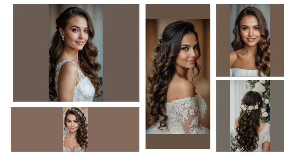 **Loose Curls: 15 Delightful Wedding Hair Ideas for Modern Brides** 31 7 34