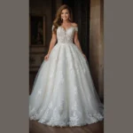 Radiate Charm with These 15 Irresistible Basque Waists Wedding Dress Inspirations