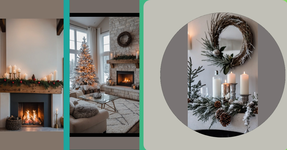 Keep the Christmas Spirit Alive: 16 Tips for Your Fireplace Decor