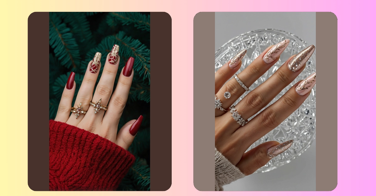 Unwrap These 15 Simple Christmas Nail Designs Ideas for the Holidays