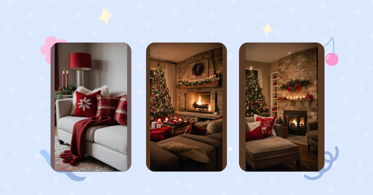 Cozying Up for Christmas: 22 Living Room Decor Ideas