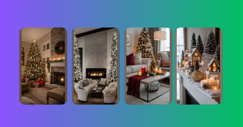 Transform Your Space: 22 Christmas Living Room Inspirations 31 6 2