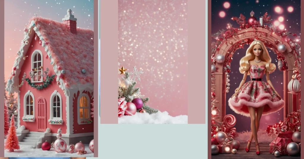 Screen Wonderland: 16 Barbiecore Aesthetic Wallpapers for Christmas 31 12 33