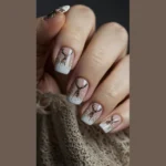 Elegant Deer Print Nail Art for the Holidays