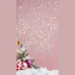 Glam it Up: 16 Trendy Barbiecore Christmas Wallpapers
