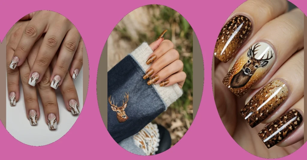 Embrace the Wilderness with 22 Trendy Deer Print Nail Ideas 31 14 31