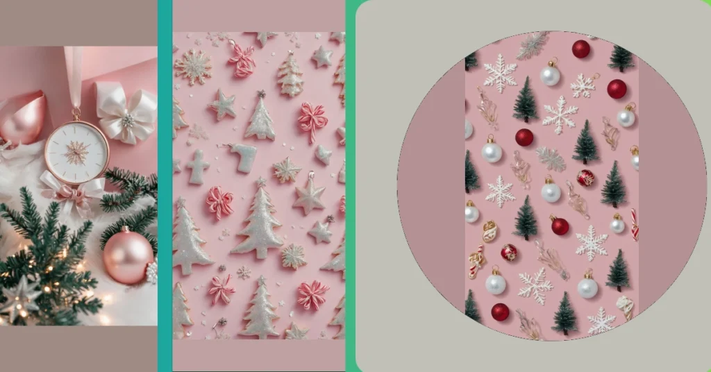 Festive Wallpaper Bliss: 16 Barbiecore Christmas Ideas to Download Now 31 15 33