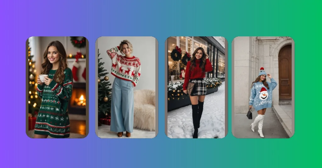 Unwrap the Joy of Christmas Sweaters: 15 Outfit Ideas 31 6 16