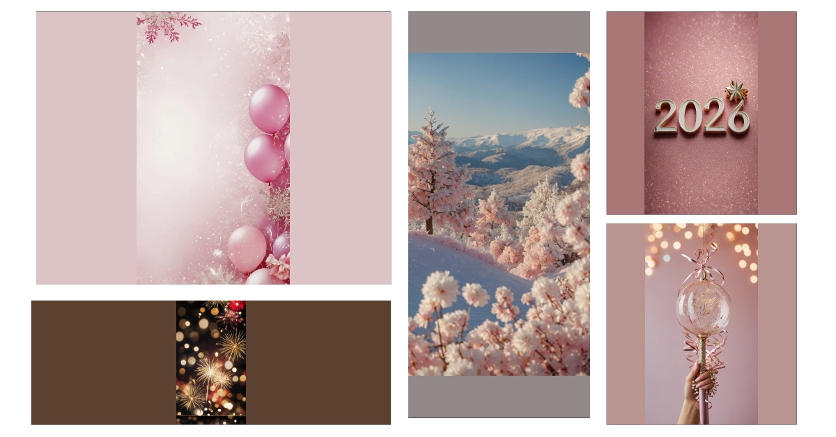 iPhone Aesthetics: 21 Girly Happy New Year Wallpaper Inspirations