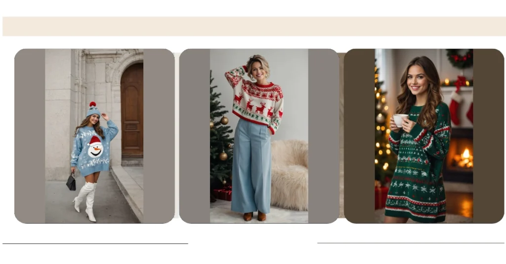 15 Fun Christmas Sweater Outfit Ideas for a Jolly Holiday Season 31 8 16