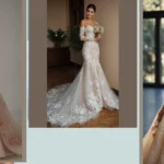 Fit for a Princess: Fitted 3D Floral Wedding Dress Inspirations