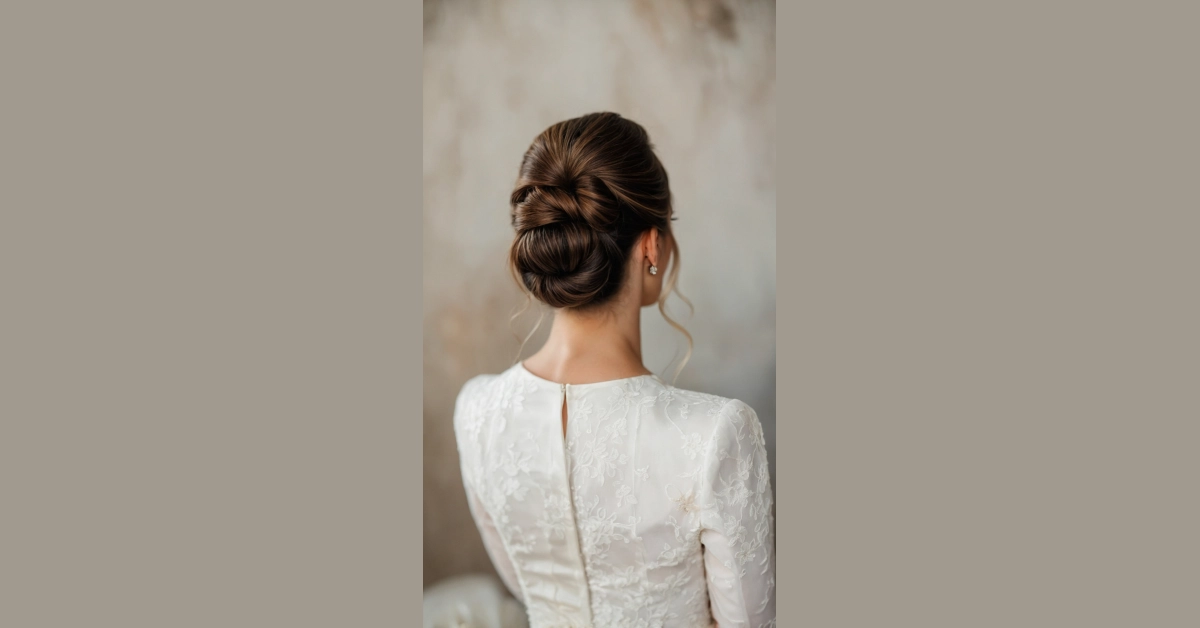 Charmingly Chic: 20 Minimalist Wedding Bun Hairstyles to Steal the Show