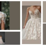 16 3D Floral Wedding Dresses for Every Type of Bride