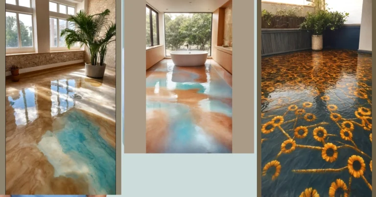 Touch Down on Style: 18 Creative Epoxy Flooring Concepts